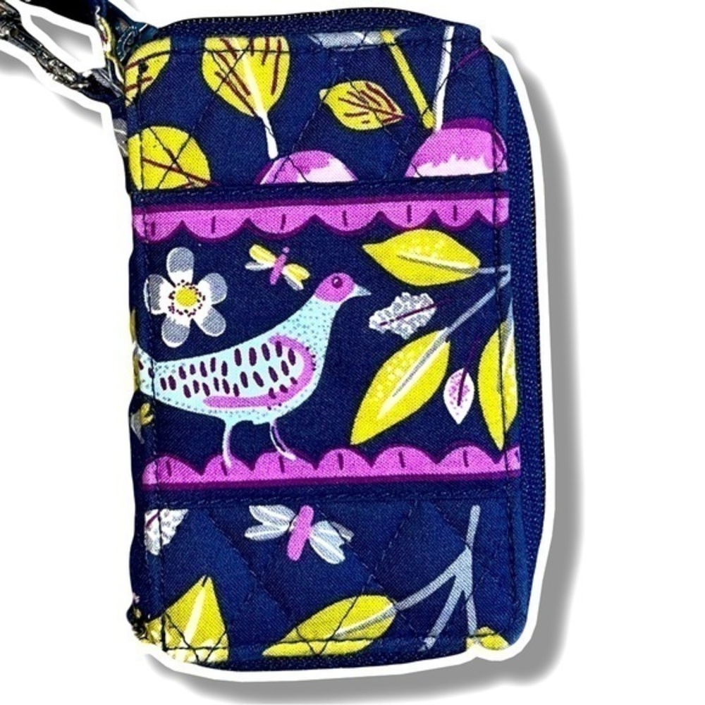 Vera Bradley Wristlet Wallet with Strap | Retired Floral Nightingale Pattern